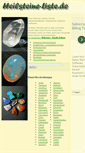 Mobile Screenshot of heilsteine-liste.de
